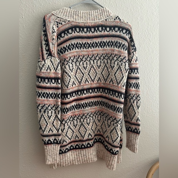 🌟 Mossimo multicolor long sleeve cozy oversized cardigan size small - Picture 4 of 5